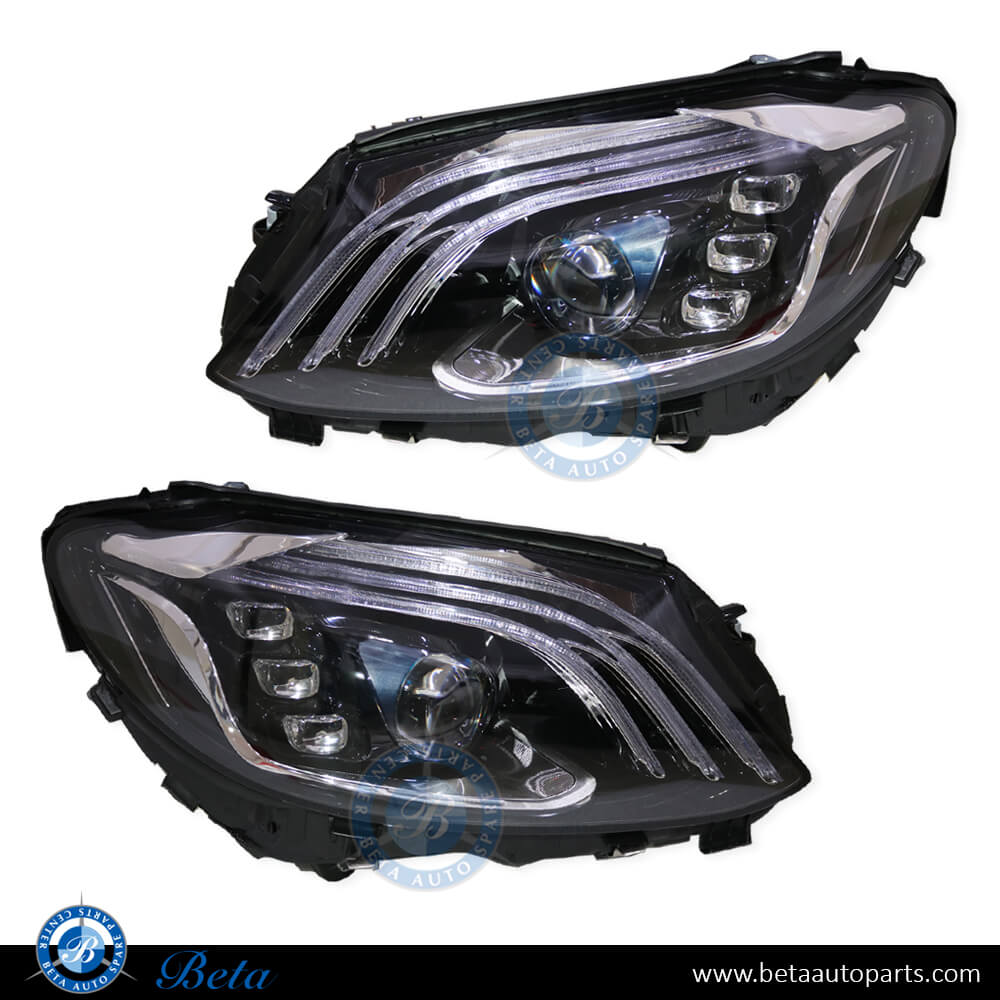 Headlamp Upgrade to W222 look for Mercedes C-Class W205 2015-2021 models Headlamp Upgrade to W222 look for Mercedes C-Class W205 2015-2021 models